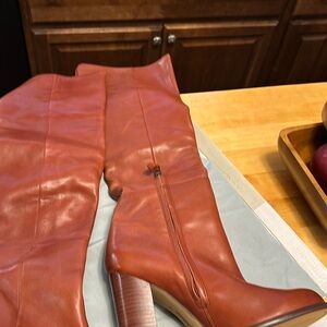 Sam Edelman over the knee boot, size 8.5 , reddish brown